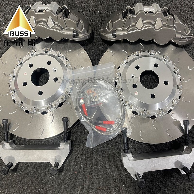 M-RACE Car Disc Sport 370Mm 380Mm 390Mm 400Mm 410Mm 8520 6 Pot Big Brake Kit Modified Racing Caliper Brake 6 Piston